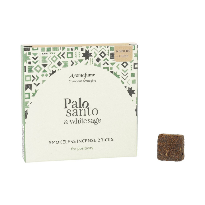 Aromafume briques d'encens Palo Santo & Sauge Blanche