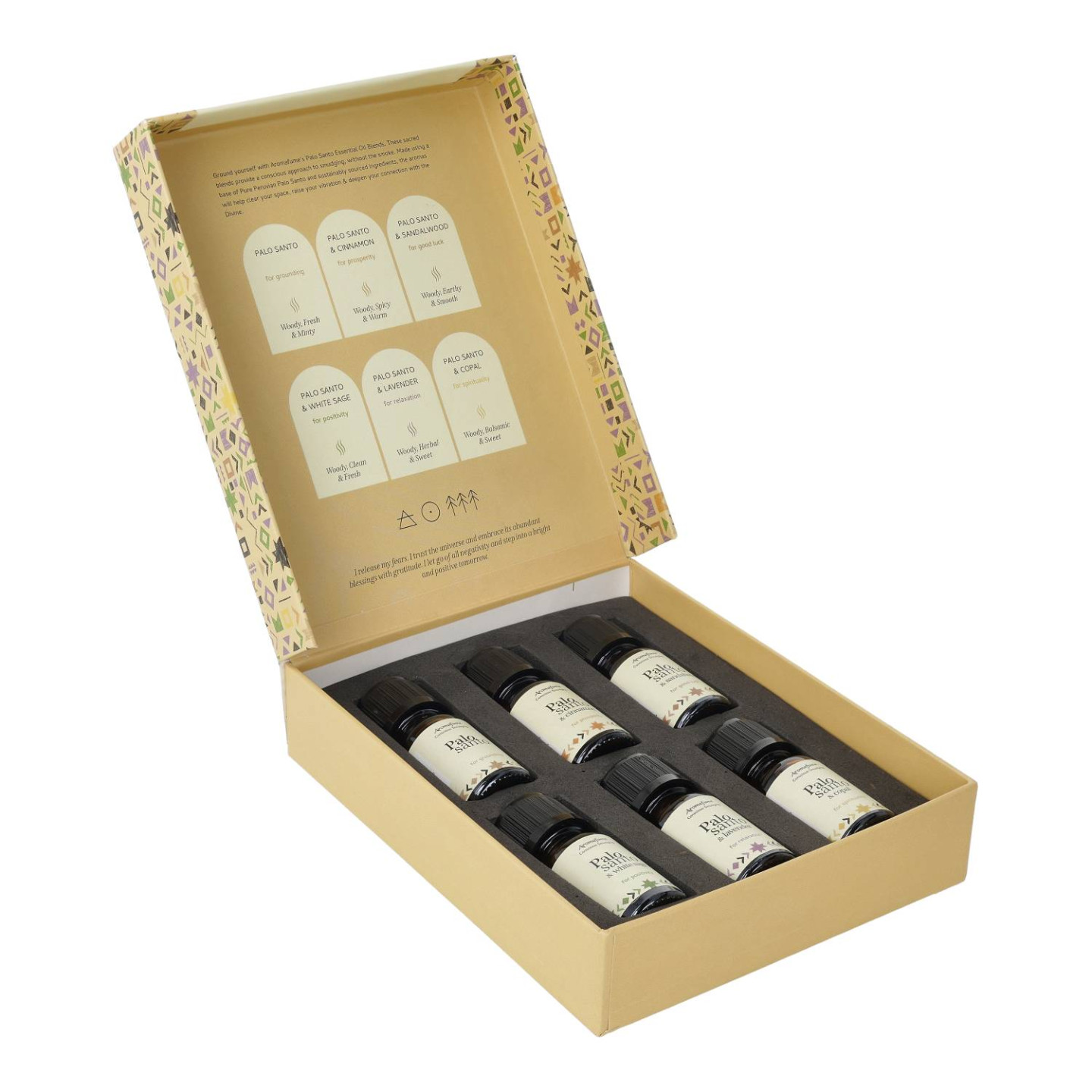 Aromafume coffret mélanges d'huiles essentielles Palo Santo