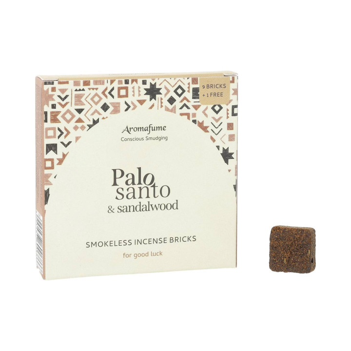 Aromafume briques d'encens Palo Santo & Bois de Santal