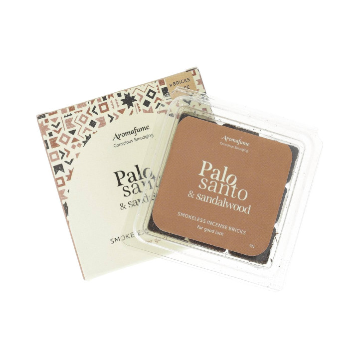 Aromafume briques d'encens Palo Santo & Bois de Santal