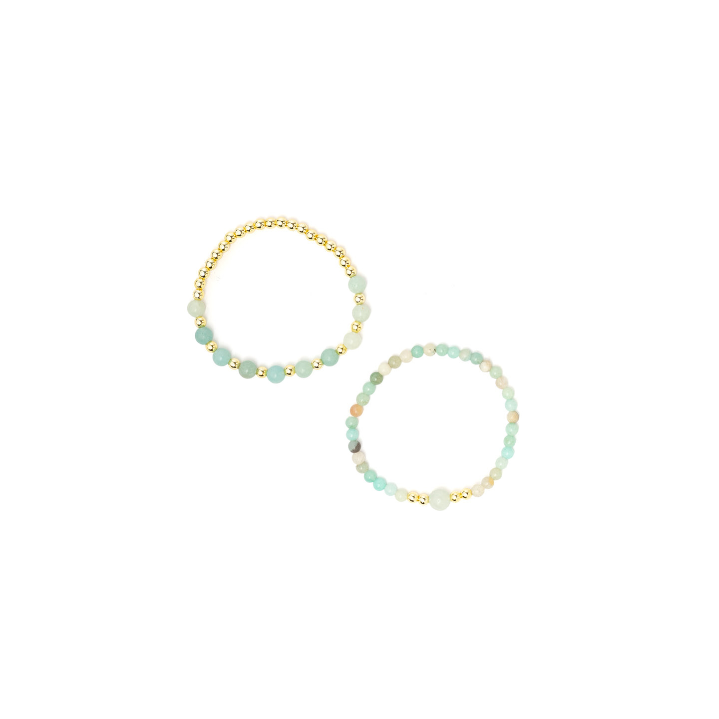 Bracelet amazonite & hématite