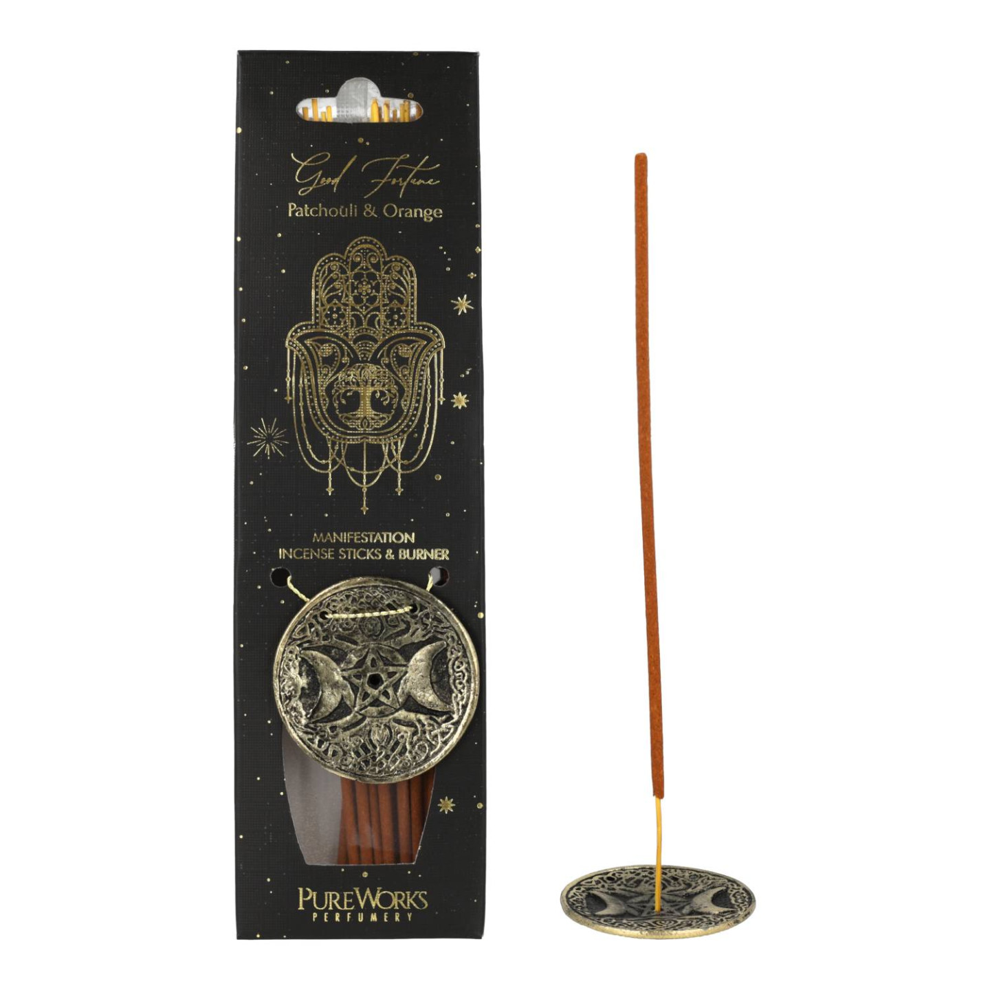 Encens Esoteric Collection Good Fortune + porte-encens