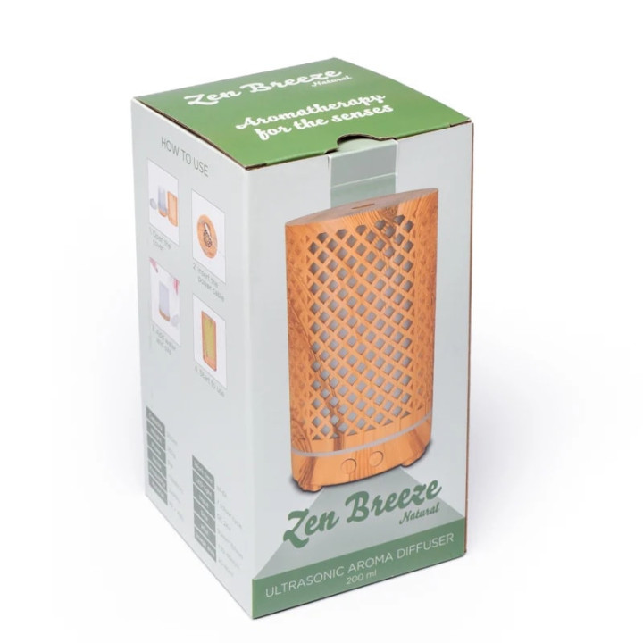 Diffuseur arôme ultrasonique Zen Breeze naturel | Pieralune