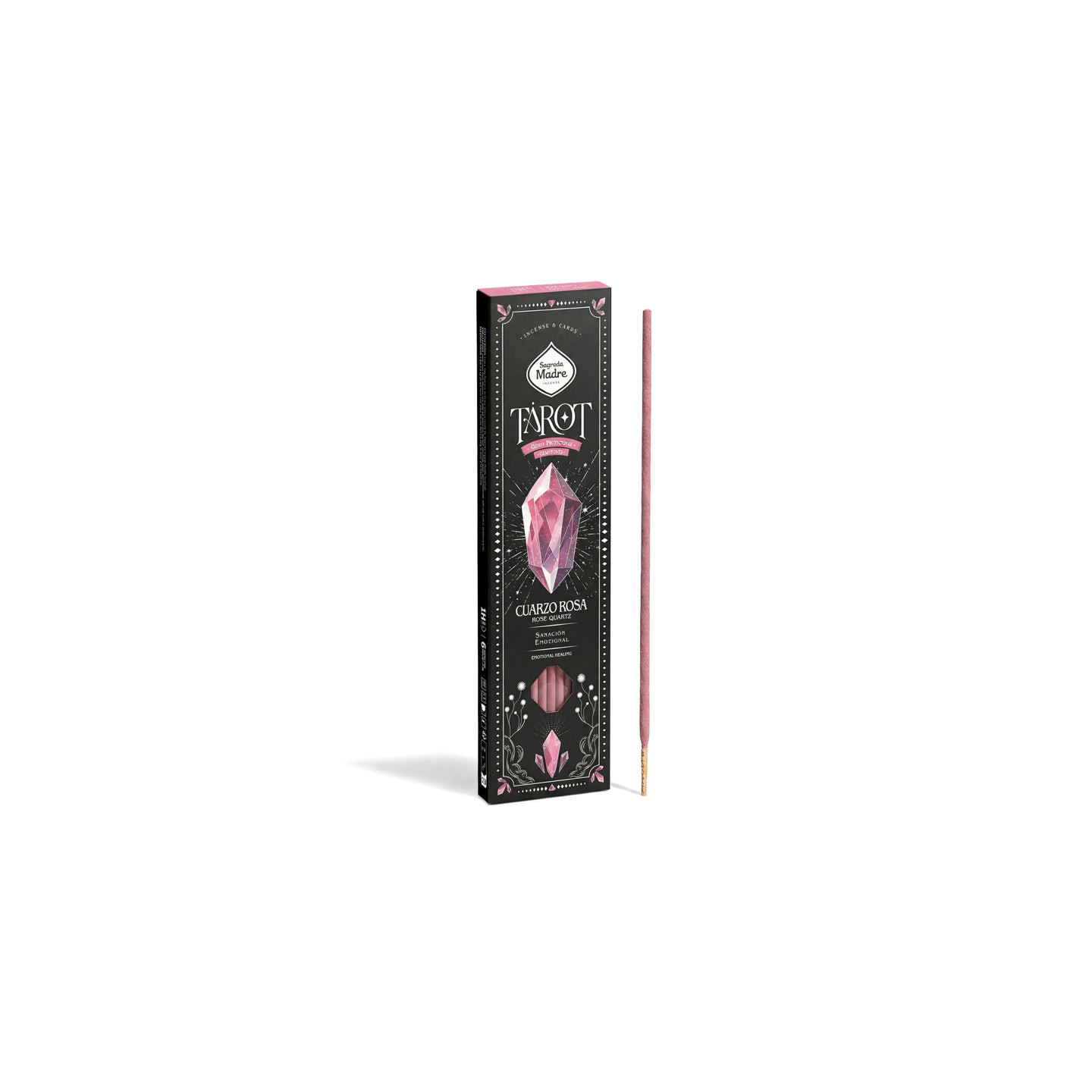Sagrada Madre Tarot Gems encens Quartz Rose