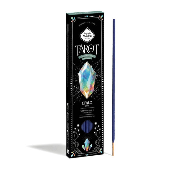 Sagrada Madre Tarot Gems encens Opale