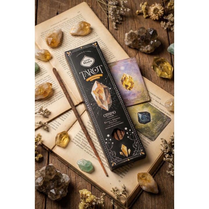 Sagrada Madre Tarot Gems encens Citrine