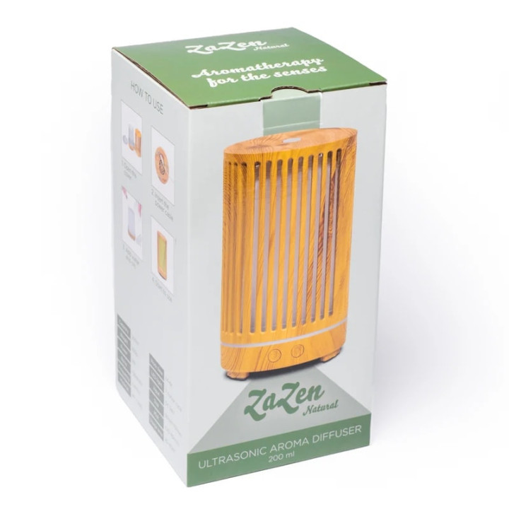 Diffuseur d'arôme ultrasonique ZaZen naturel | Pieralune