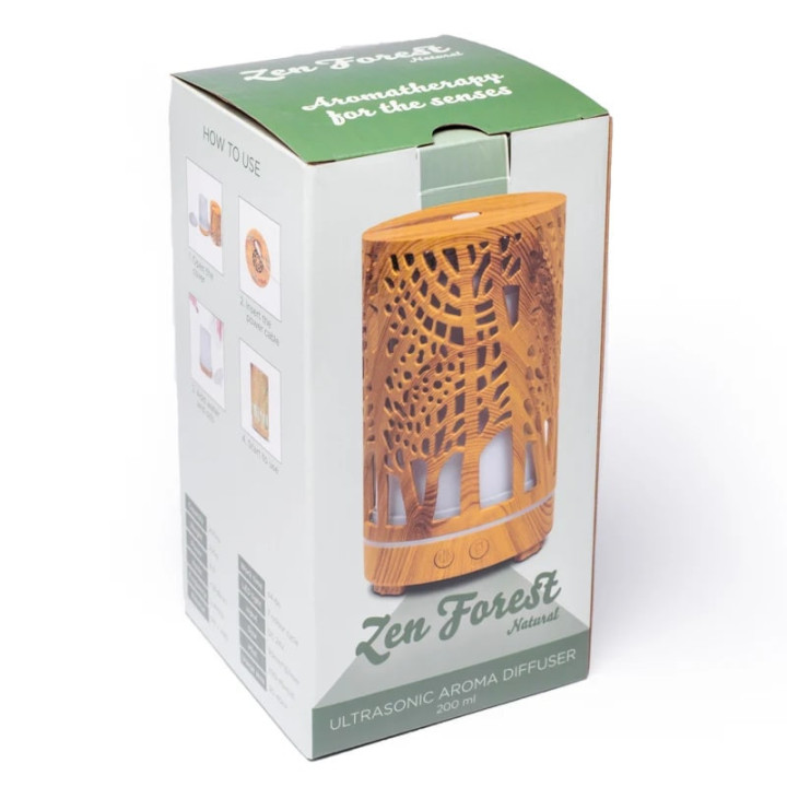 Diffuseur d'arôme ultrasonique Zen Forest naturel | Pieralune