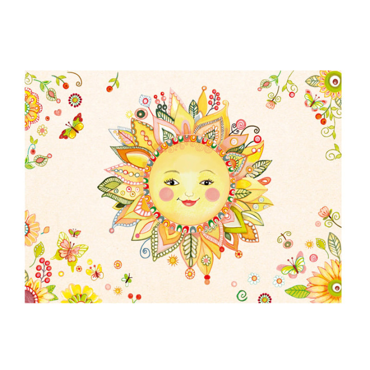 Cartes doubles Soleil d'été