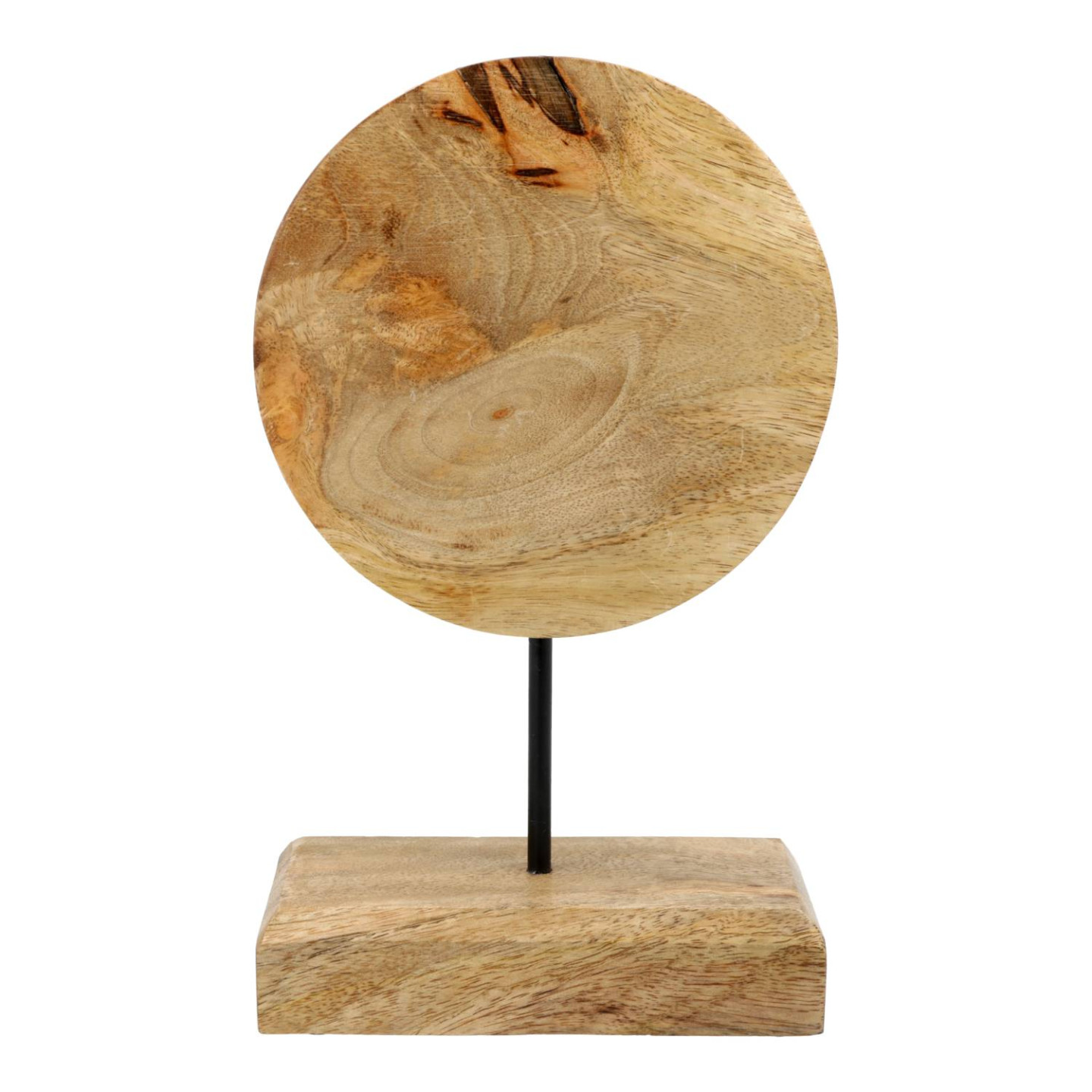 Deco Arbre de Vie bois de manguier avec aventurine verte sur socle