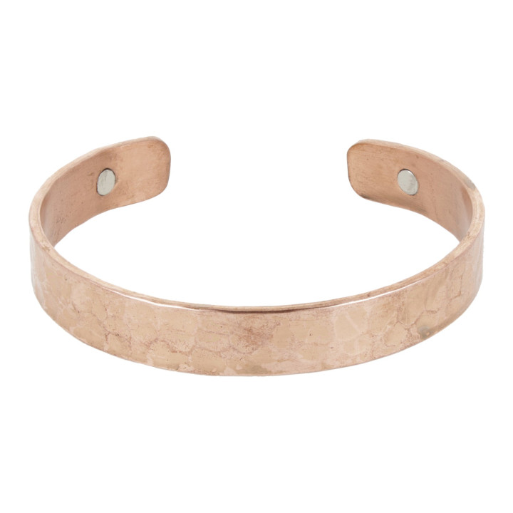 Bracelet cuivre martelé magnétique