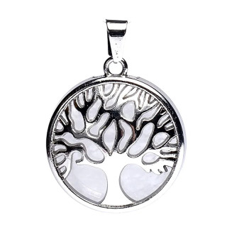 Pendentif Arbre de vie avec Cristal de roche | Pieralune