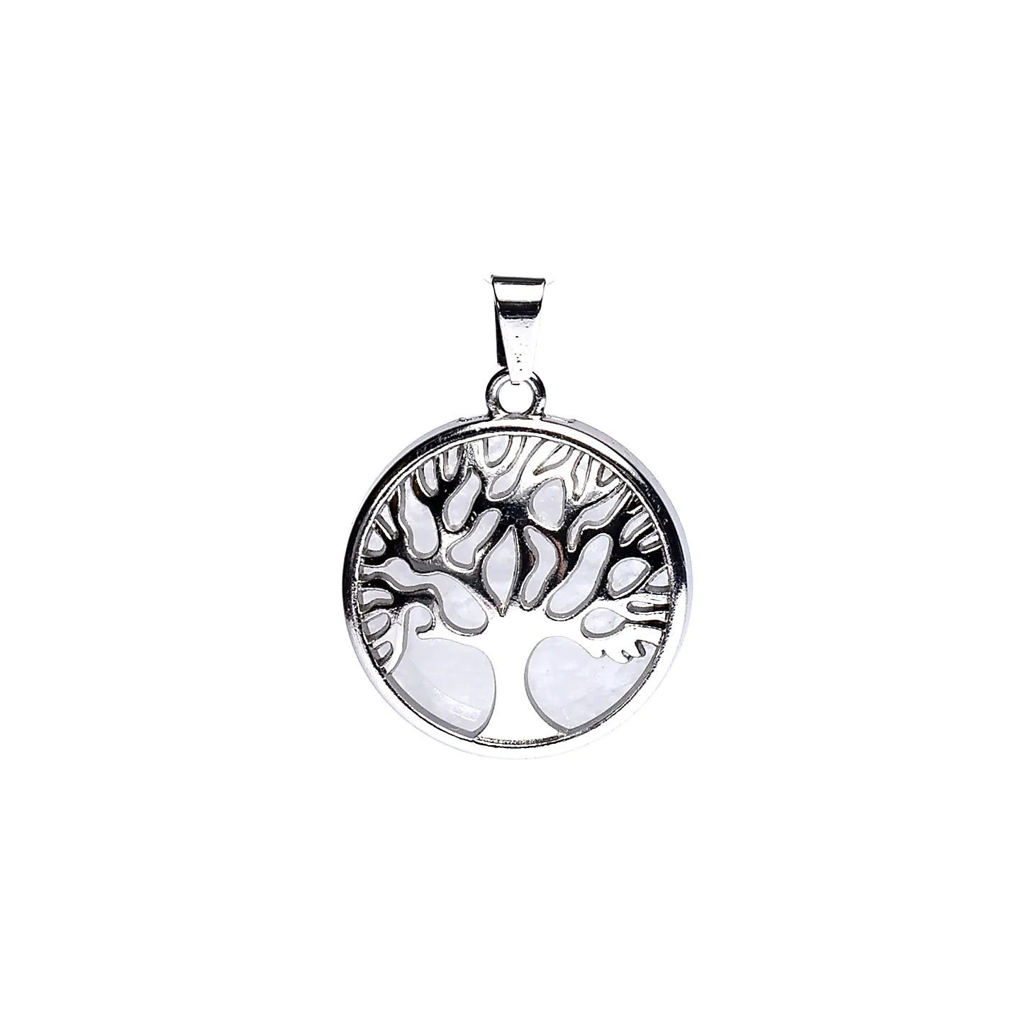 Pendentif Arbre de vie avec Cristal de roche | Pieralune