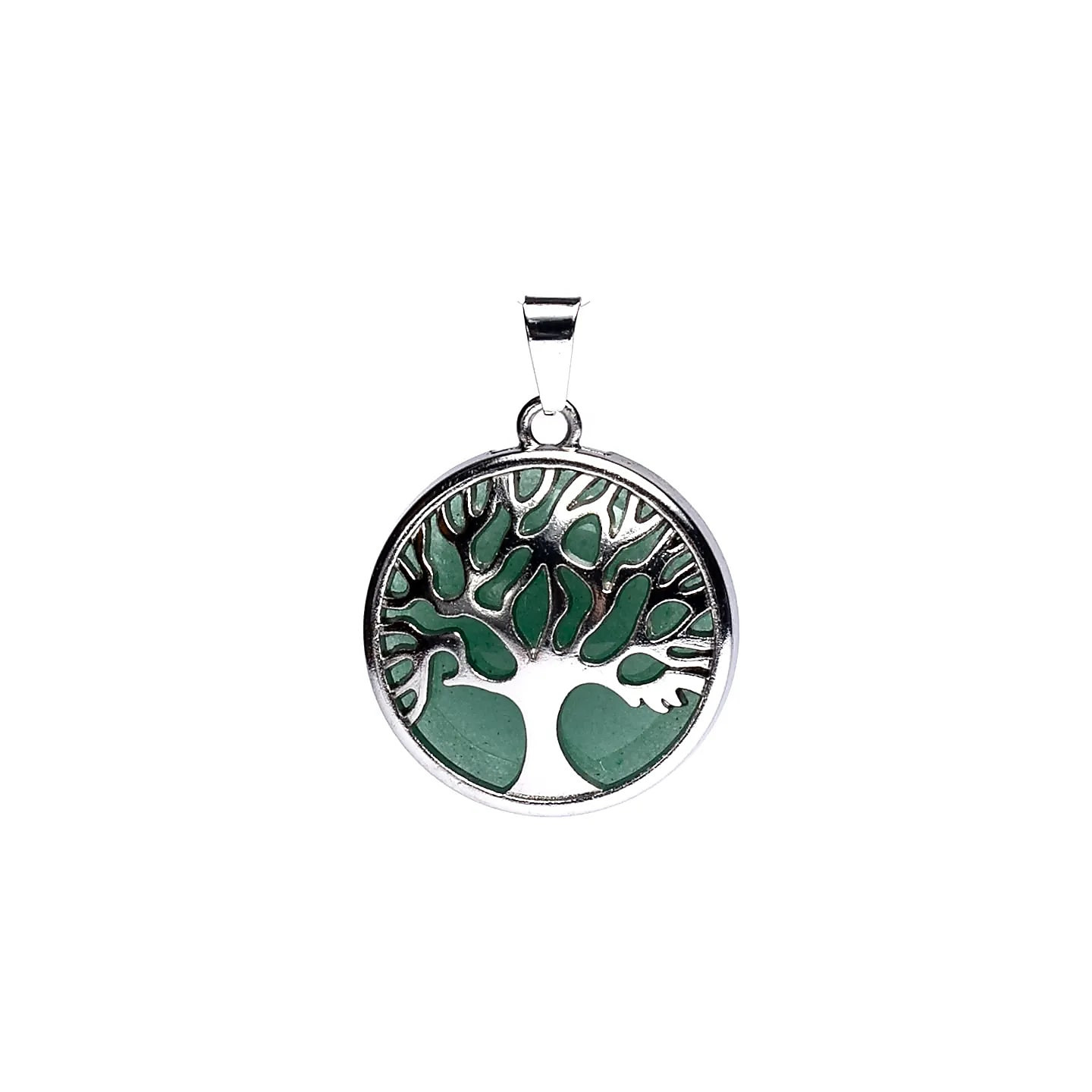 Pendentif Arbre de vie avec Aventurine verte | Pieralune