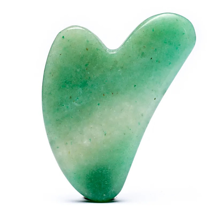 Gua Sha Pierre de massage en Aventurine verte | Pieralune