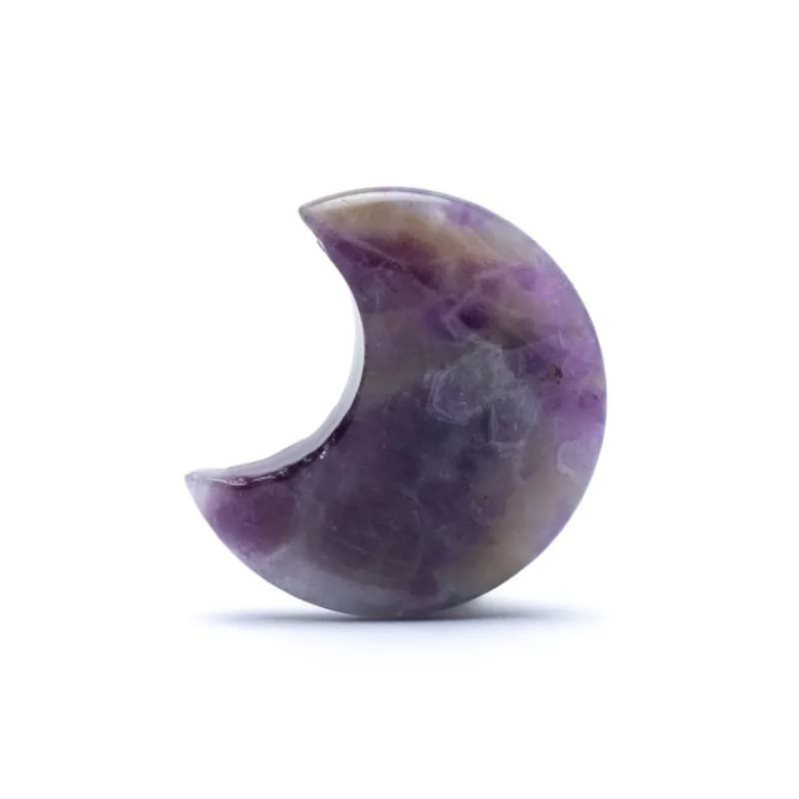 Pierre en forme de lune améthyste | Pieralune