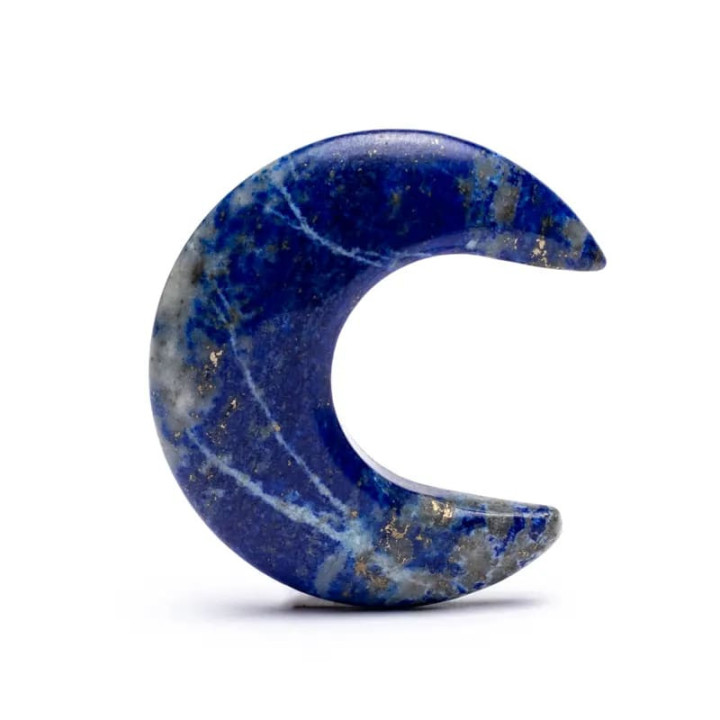 Pierre en forme de lune lapis lazuli | Pieralune
