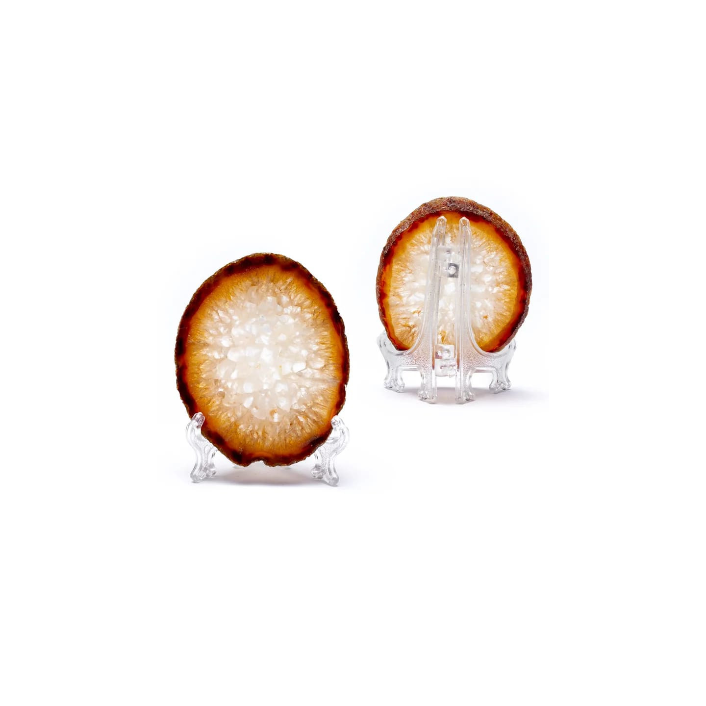 Présentoir de tranche d'agate transparent | Pieralune