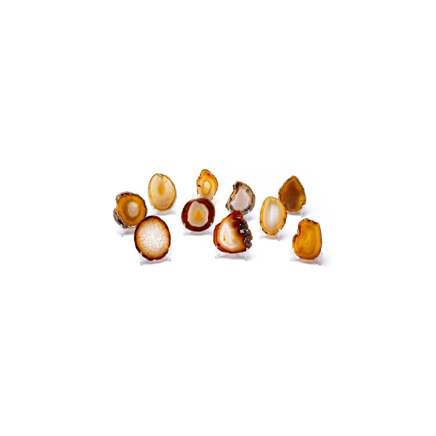 Présentoir de tranche d'agate transparent | Pieralune