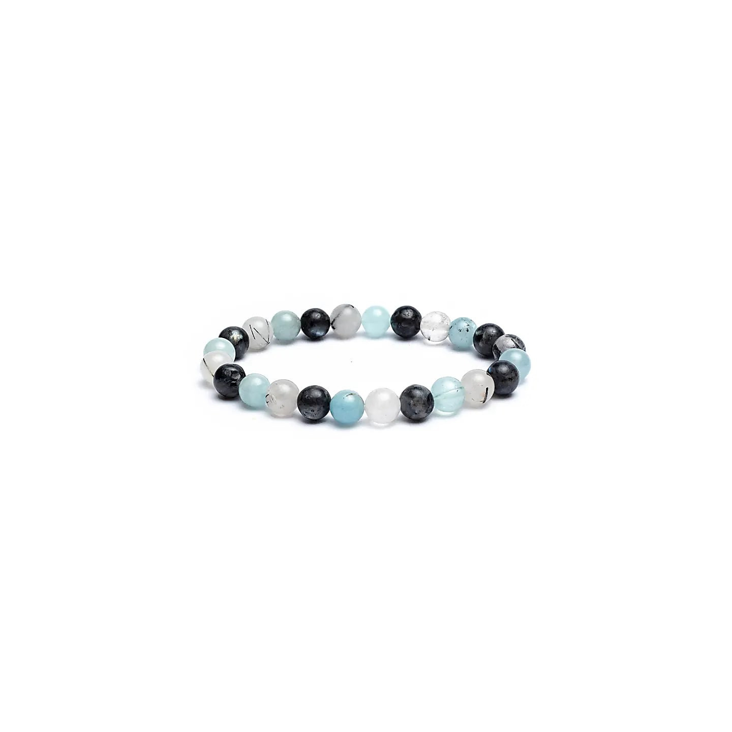 Bracelet Chips Aigue-marine/ Labradorite/ Quartz tourma... | Pieralune