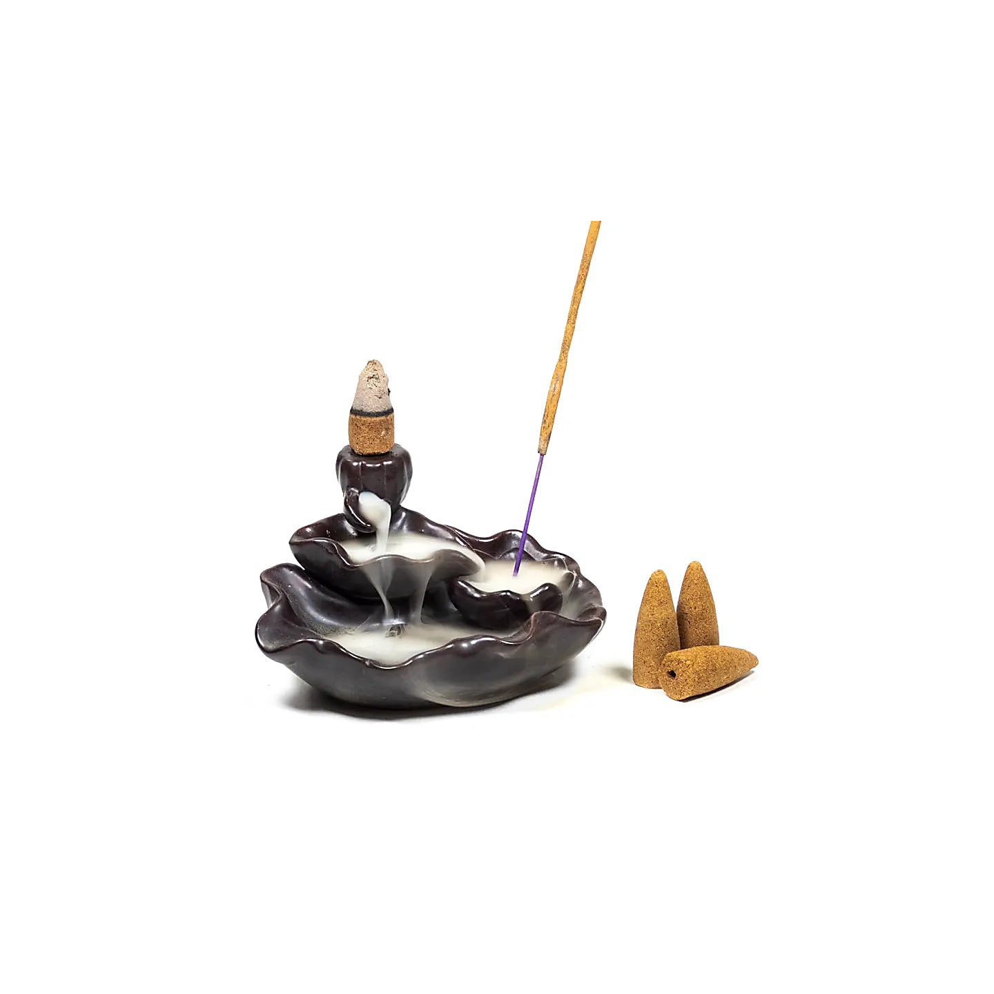 Brûleur d'encens à refoulement étang de Lotus | Pieralune