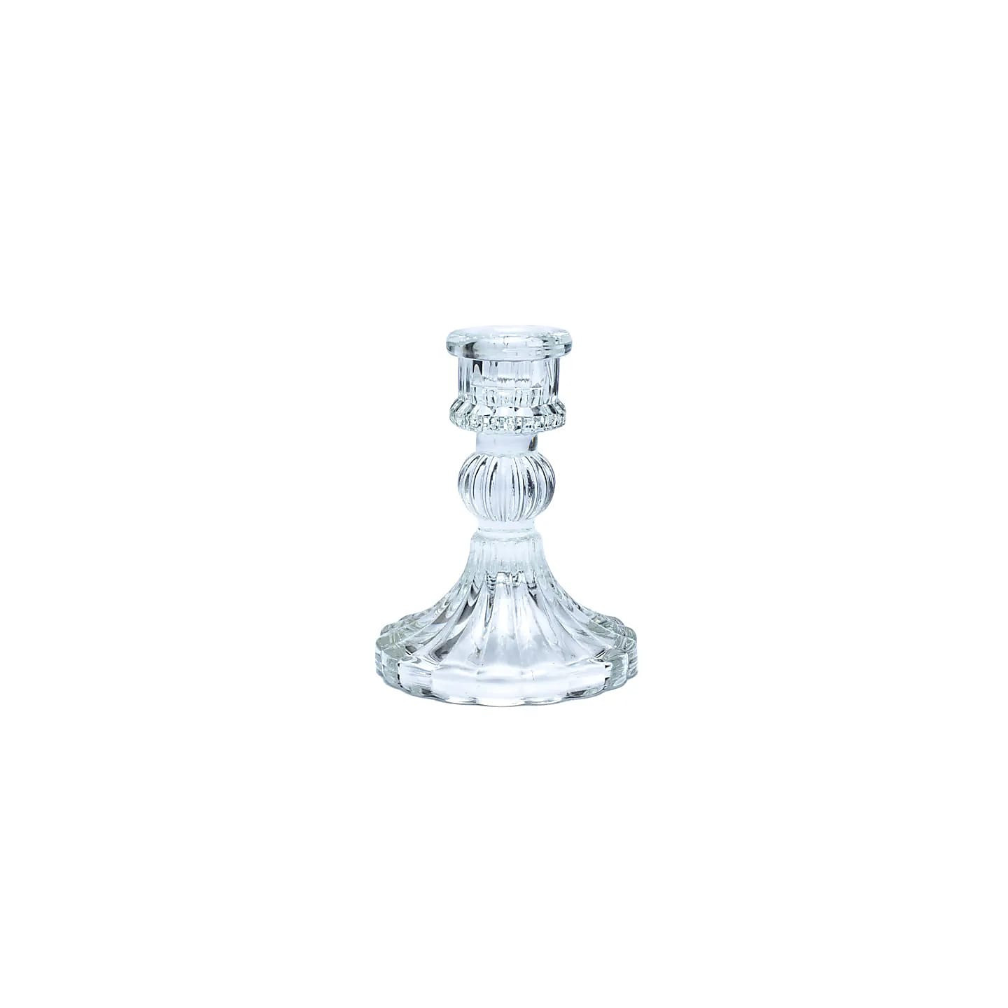Bougeoir en verre pour bougie de table | Pieralune