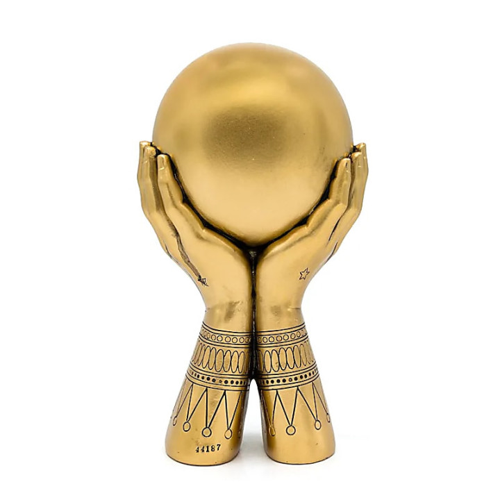 Déco Mains avec Œil qui voit tout couleur or | Pieralune