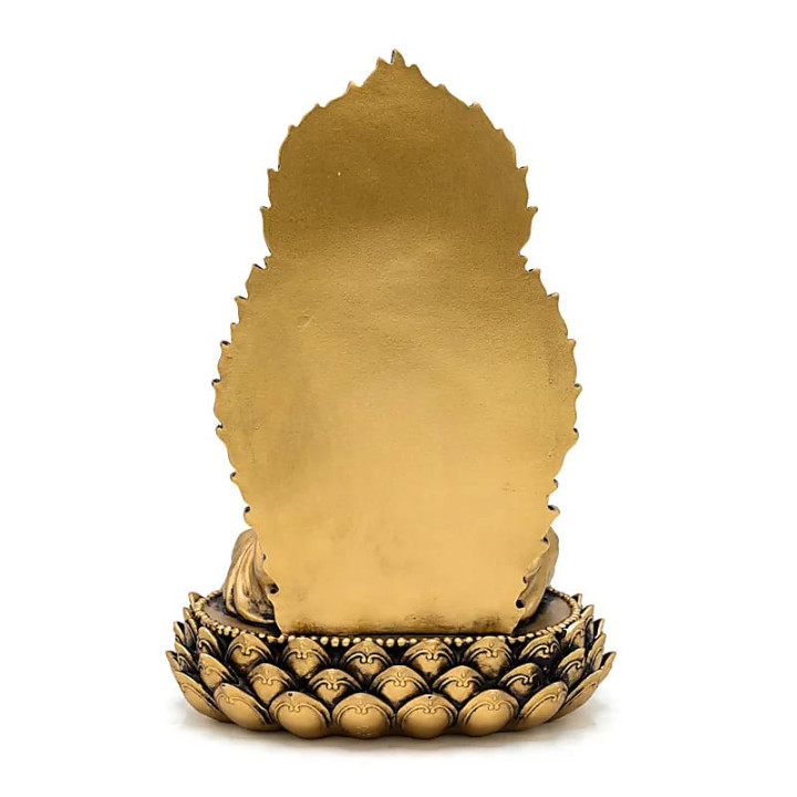 Bouddha sur trône couleur or | Pieralune