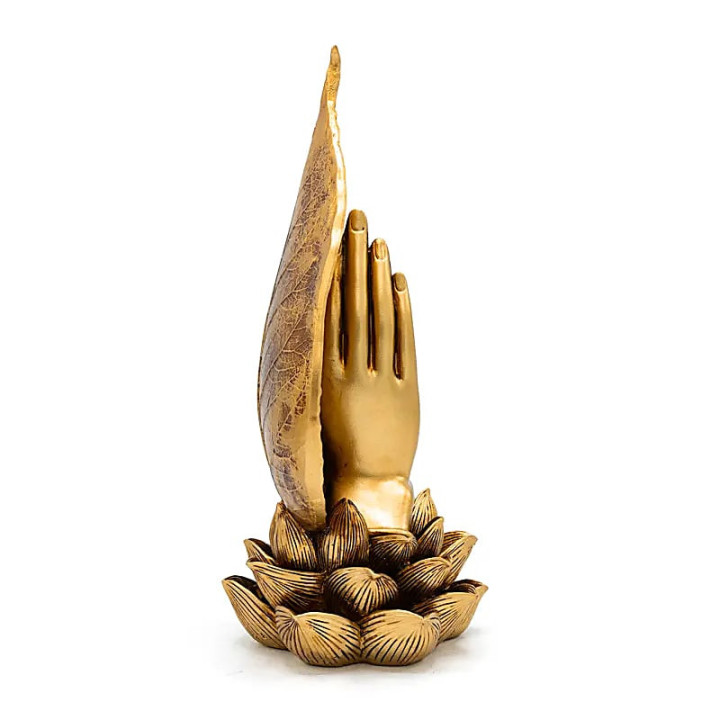 Déco Mains priantes couleur or | Pieralune