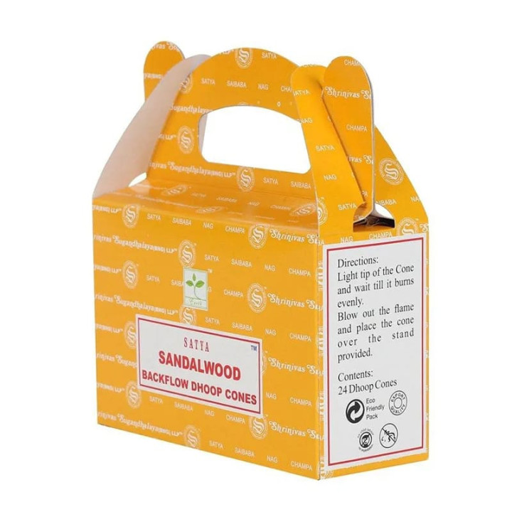 Cônes d'encens à refoulement Bois de santal | Pieralune