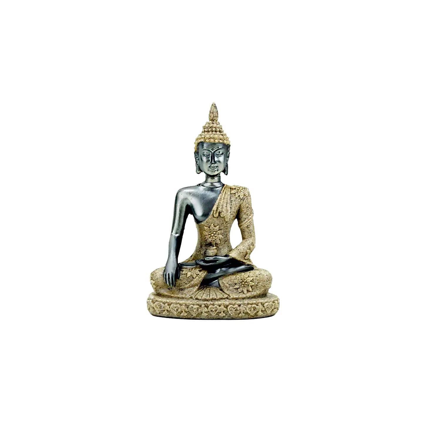 Statue de Boudha en résine avec sable | Pieralune