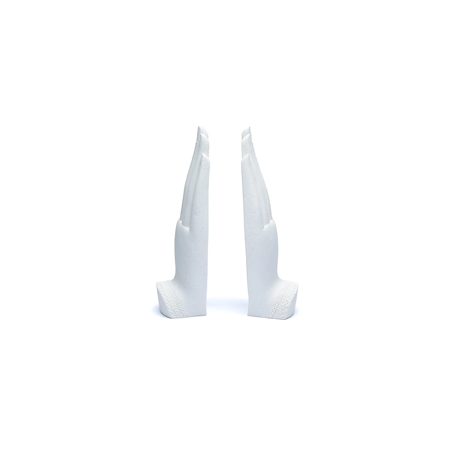 Namaste Mudra Mains avec Bouddha blanc | Pieralune