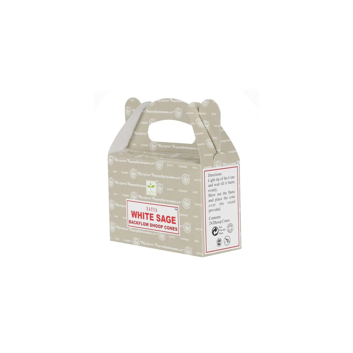 Cônes d'encens à refoulement Sauge Blanche | Pieralune