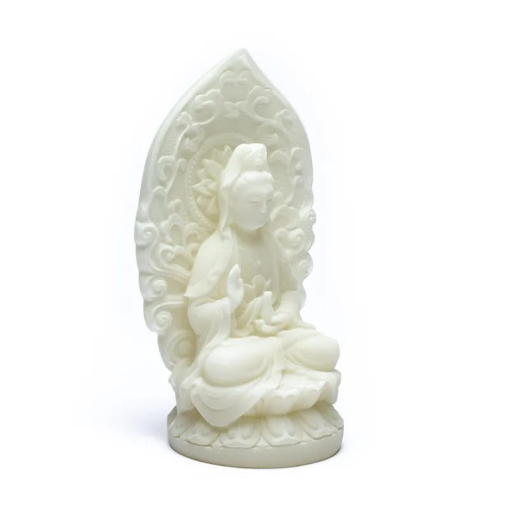 Quan Yin statuette blanche | Pieralune