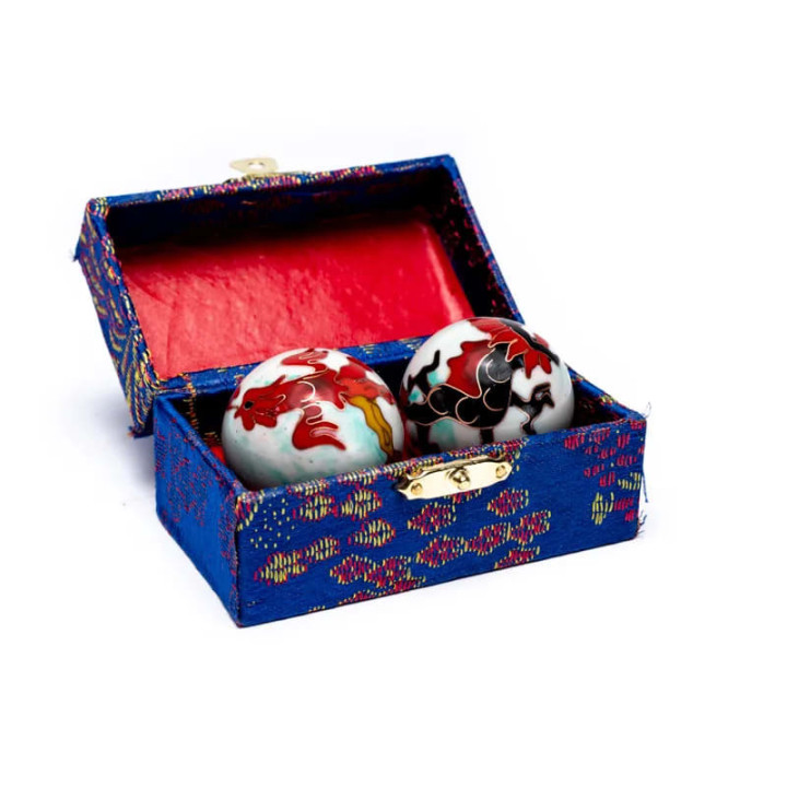 Boules de santé Qi Gong Phénix et dragon | Pieralune