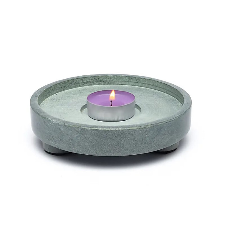 Brûleur multi-usages en pierre ollaire grise | Pieralune
