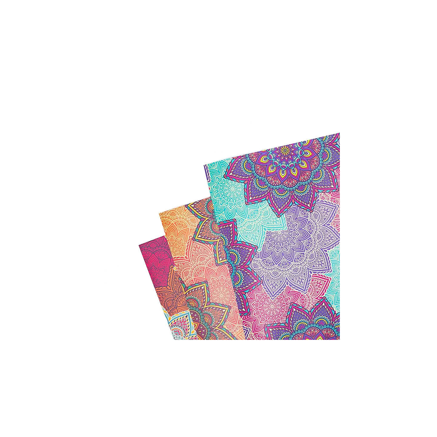 Papier cadeau Mandala 3 feuilles | Pieralune