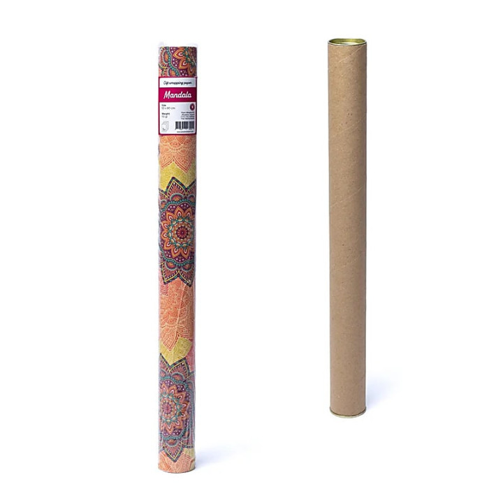 Papier cadeau Mandala 3 feuilles | Pieralune
