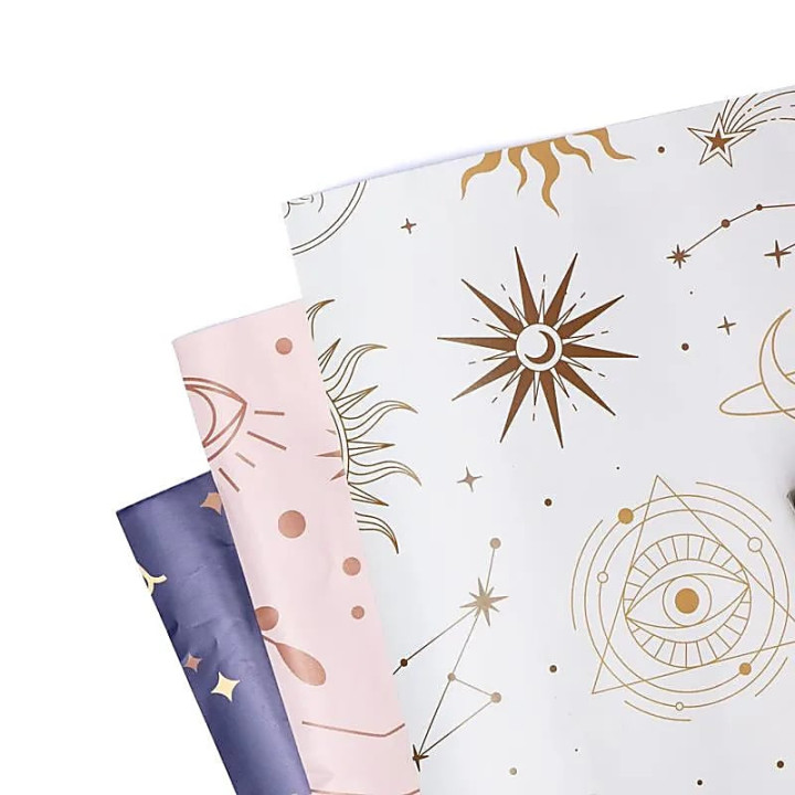 Papier cadeau Astrologie 3 feuilles | Pieralune