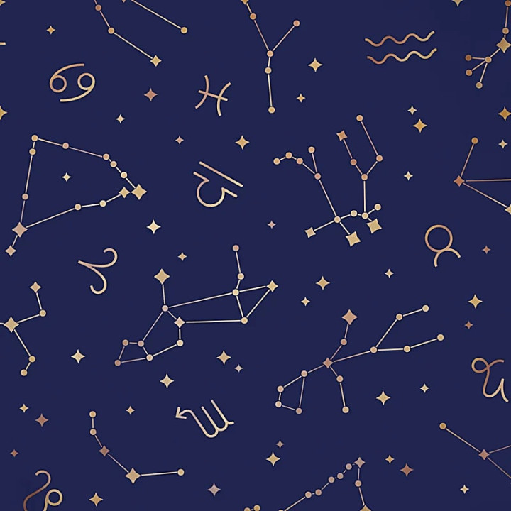 Papier cadeau Astrologie 3 feuilles | Pieralune