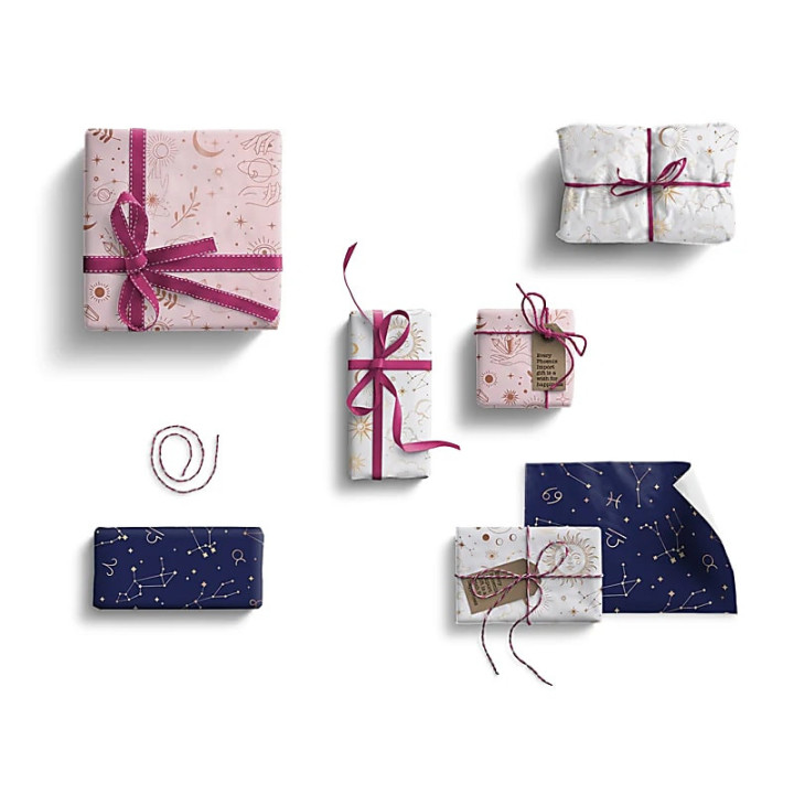 Papier cadeau Astrologie 3 feuilles | Pieralune