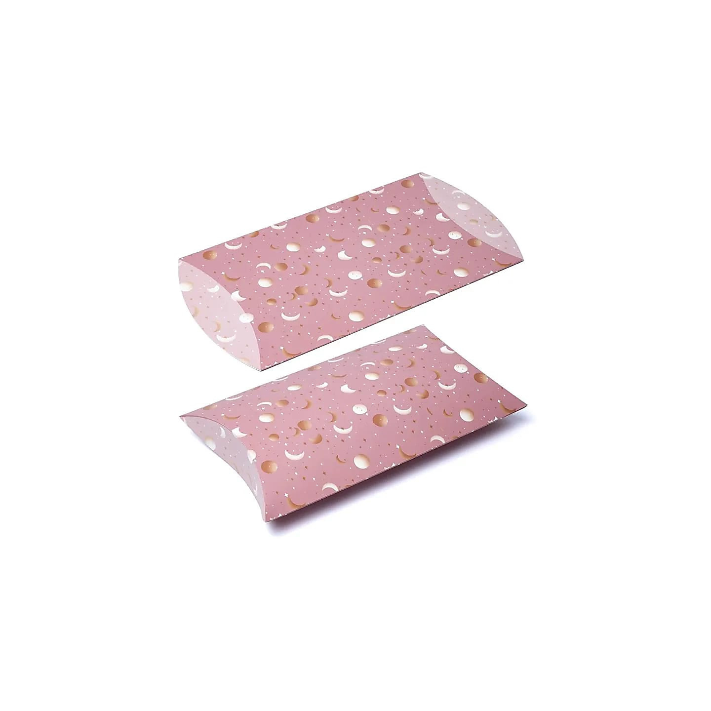 Boîtes à oreillers XL lune et étoiles rose | Pieralune