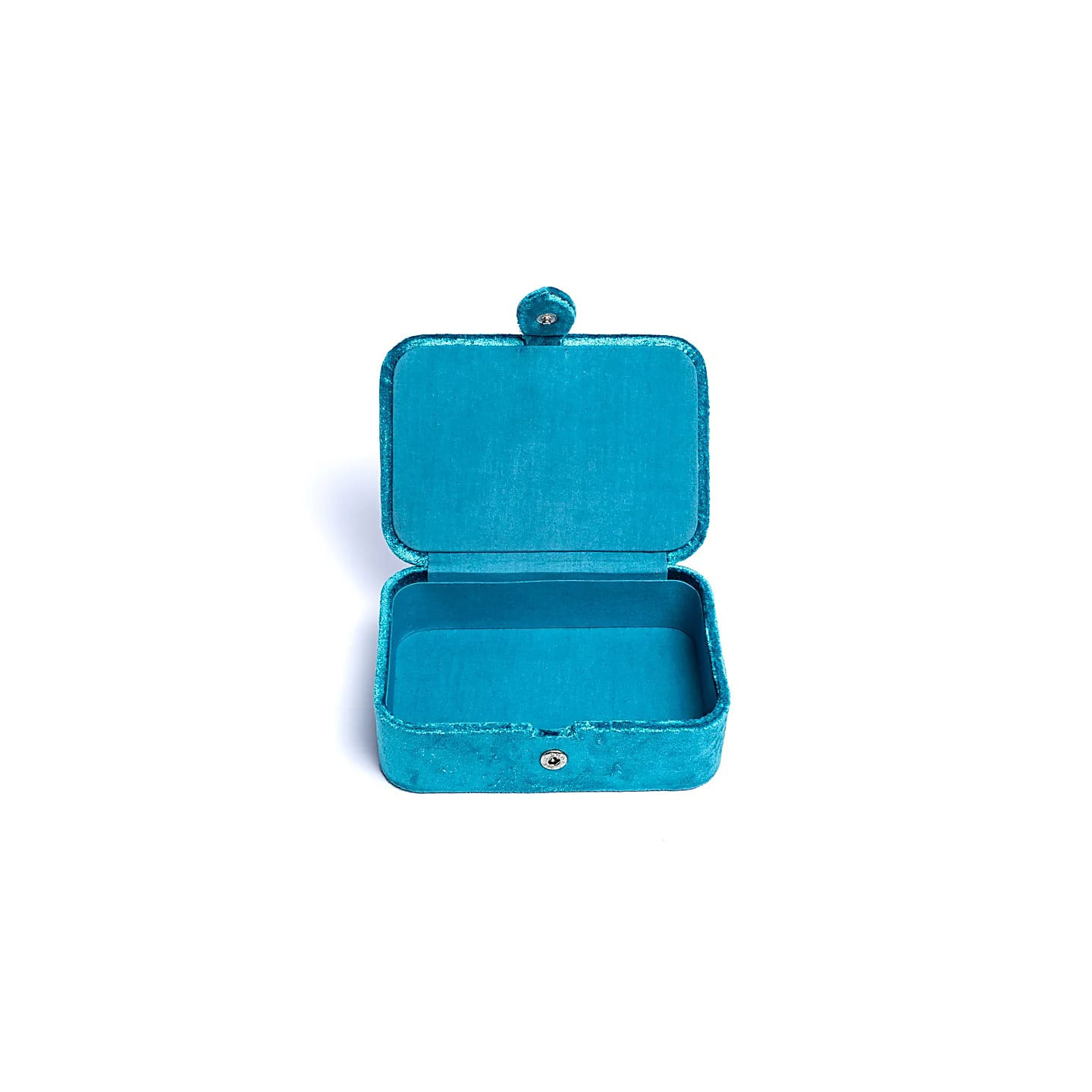 Coffret à bijoux / tarot velours bleu à fleurs | Pieralune