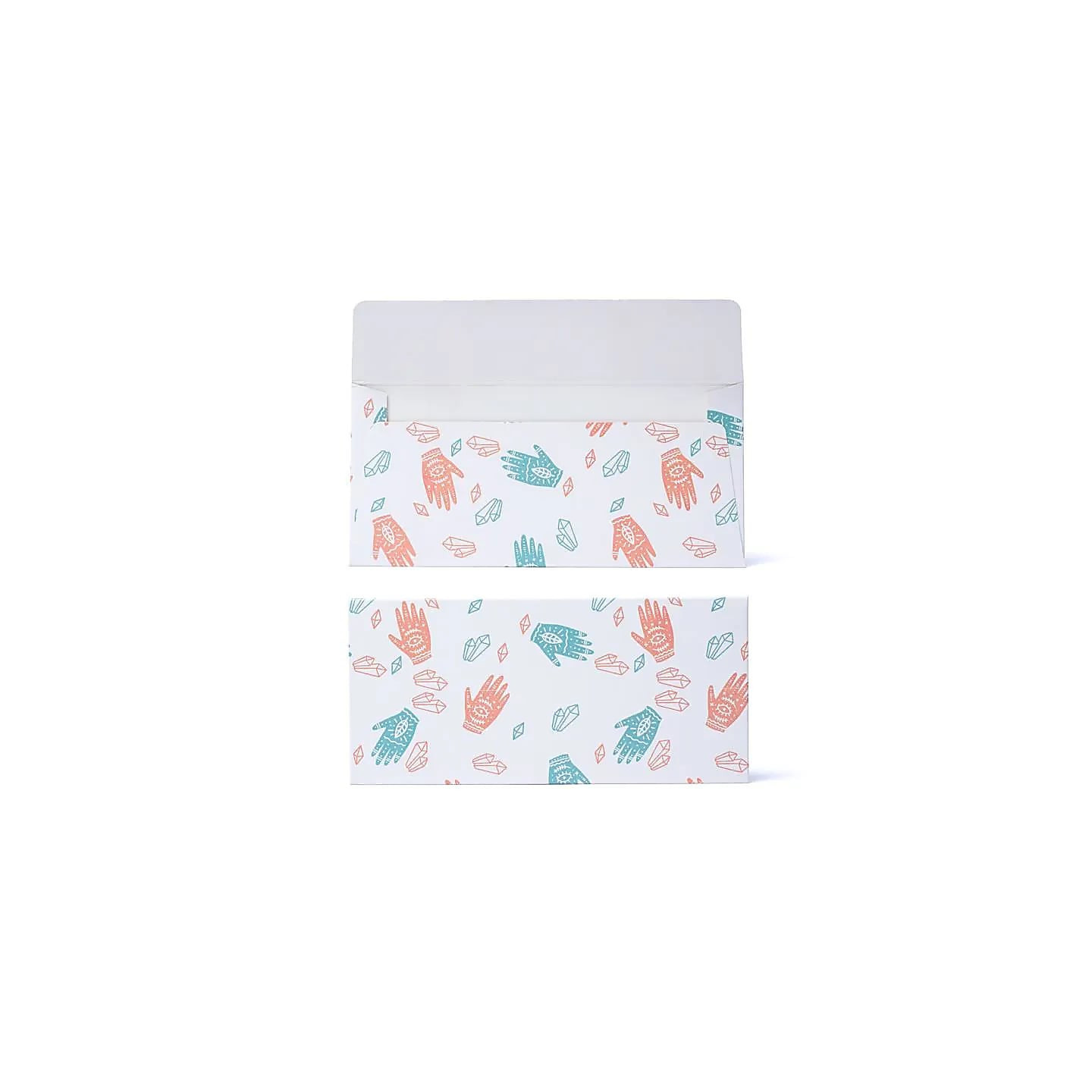 Enveloppe pour carte-cadeau main divine & gemmes | Pieralune