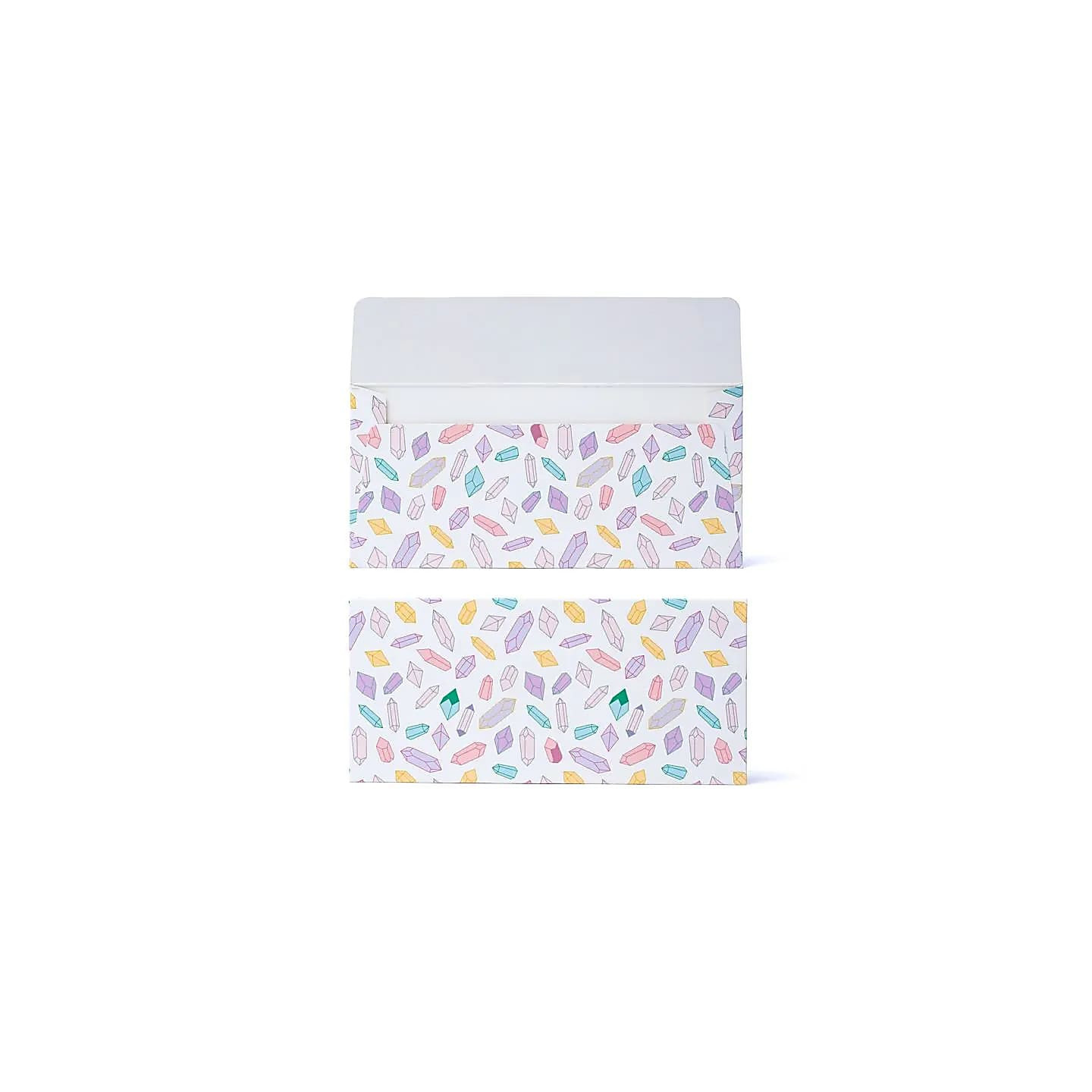 Enveloppe carte cadeau diamants multicolores | Pieralune