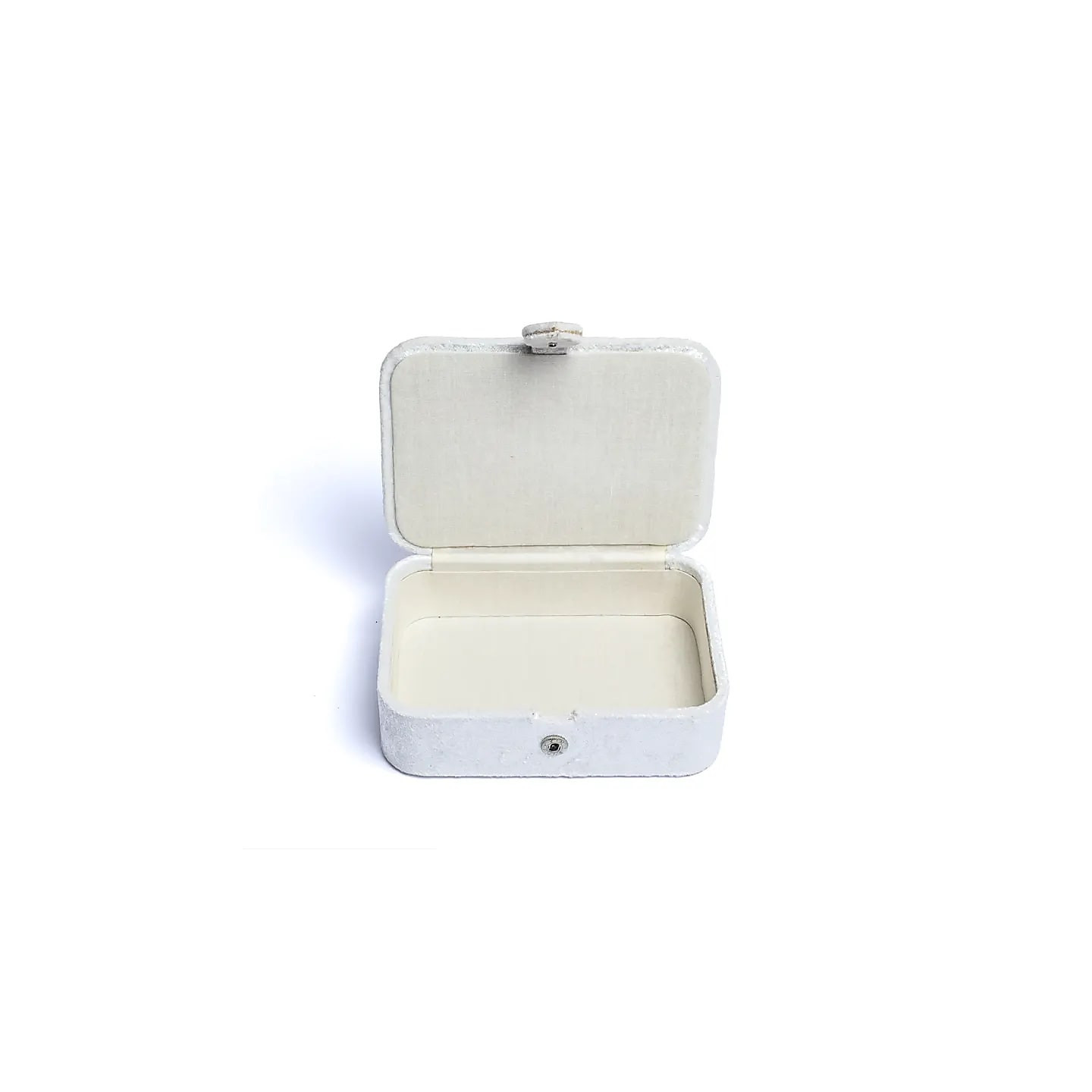 Coffret à bijoux / tarot velours Blanc avec Soleil et Lune | Pieralune