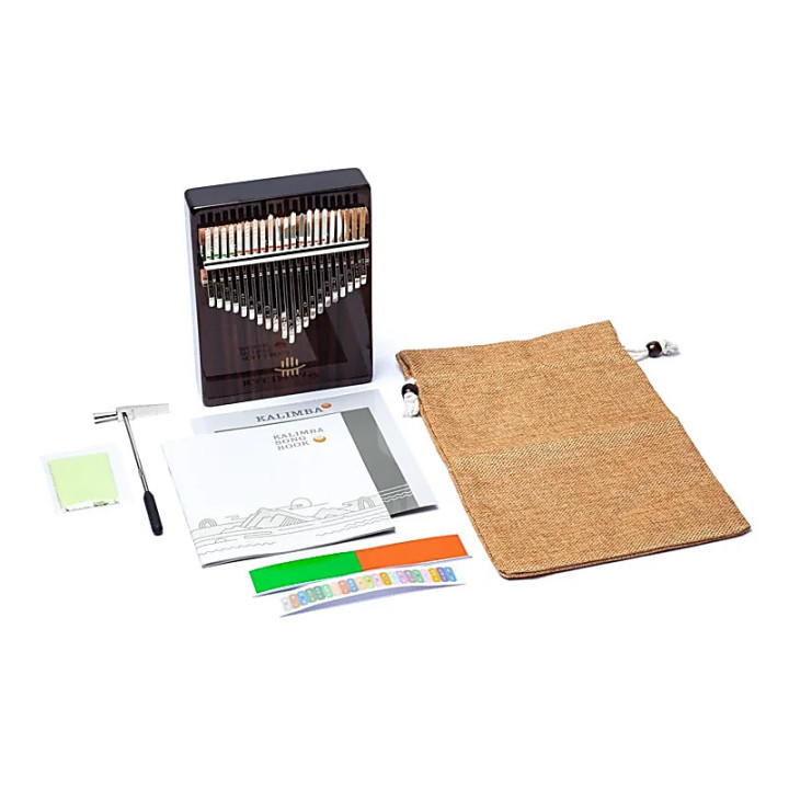 Hluru Kalimba 21 touches palissandre en do majeur | Pieralune