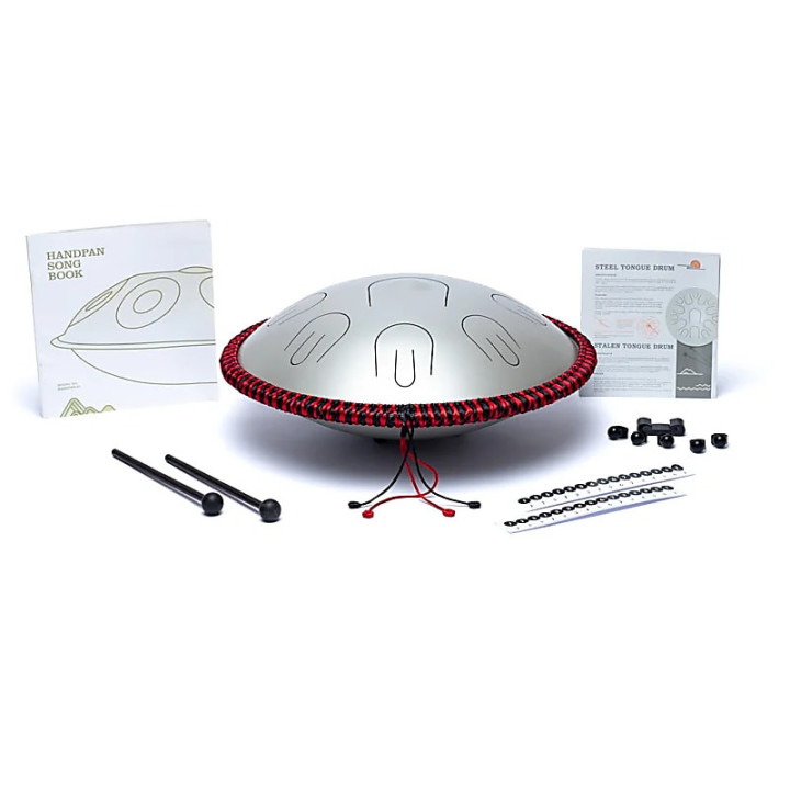 Hluru Handpan/Tambour à languettes hybride 9 notes Ré m... | Pieralune