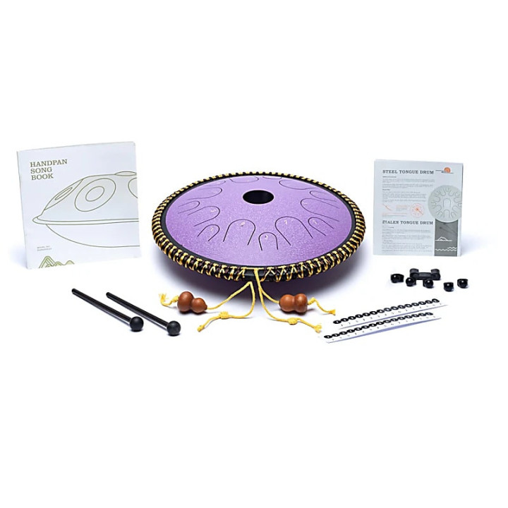Hluru Tambour percussion à languettes 14 notes lavande ... | Pieralune