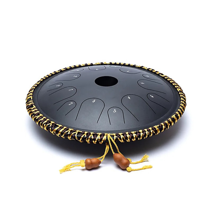 Hluru Tambour percussion à languettes 14 notes noir Do ... | Pieralune